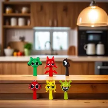 6 шт. настольных украшений ручной работы для мальчиков и девочек, подарки One Size