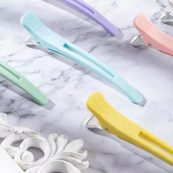 6 шт. нескользящие заколки для волос «аллигатор» профессиональные заколки «утконос» для женщин и девочек зелёный