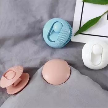 6 шт. нескользящие зажимы круглой формы зажимы для одеял застежка для одеял покрывало пододеяльник простыня одеяло пластиковый фиксатор зажимы для одежды белый