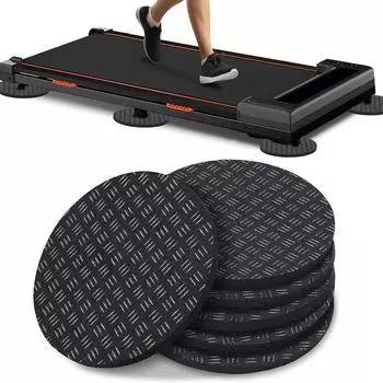 6 шт. Нескользящий коврик для ходьбы для под беговые дорожки и велотренажеры