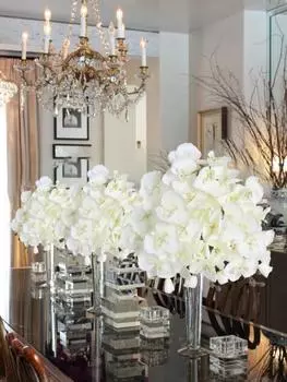 6 шт. нетканого материала искусственный фаленопсис 26,7 дюймов длинный стебель искусственный цветок европейский реквизит для фотографий обеденный стол свадьба украшение для дома на открытом воздухе белый