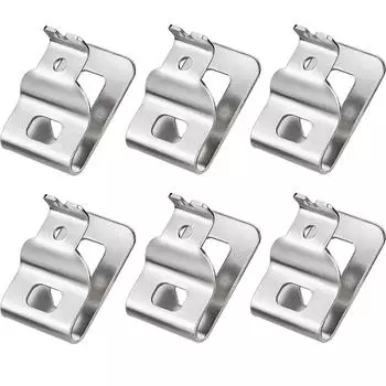 6 шт. новые зажимы для ремня из нержавеющей стали, подходят для сверл Dewalt 20 В MAX, инструменты серебристого цвета