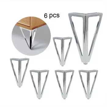 6 шт. Ножки для мебели, прочные металлические ножки для мебели, ножки для дивана, шкафа, стола, ножки для шкафа, сменные ножки для дивана, комода