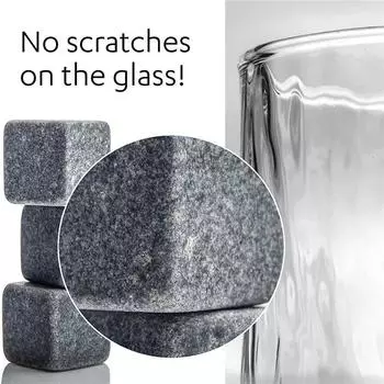 6 шт. охладитель для кубиков льда для виски, многоразовый охладитель для виски, натуральные камни для виски, охладитель для вина, вечеринка, свадьба, подарки белый