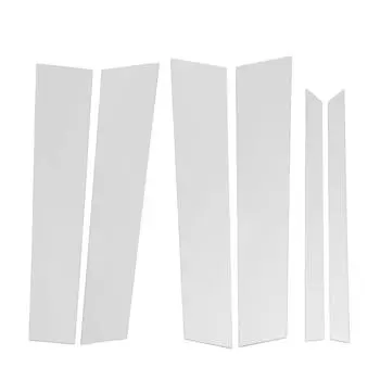 6 шт. отделка стойки стойки PC Chrome Cool Look клейкая крышка стойки окна замена для Benz MM