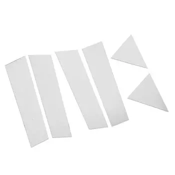 6 шт. отделка столба столба высокопрочный ПК хром крышка столба двери окна для Magnum 2005-2010