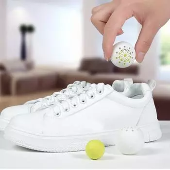 6 шт./пакет шарики-дезодораторы, экологически чистые, легкие, многоразовые, высокое качество, легко размещаемая обувь для кроссовок 6