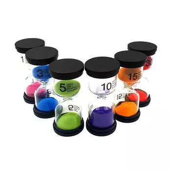 6 шт. песочные часы, песочный таймер 1/3/5/10/15/30 минут, песочные часы, песочные часы для детских игр