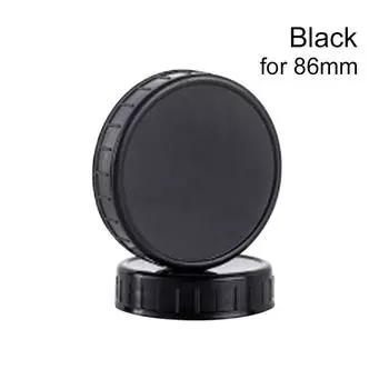 6 шт. пластиковых крышек для банок с широким горлом, многоразовых, с хорошей герметичностью, для банок Mason, 70 мм, 86 мм black-6pcs for 86MM