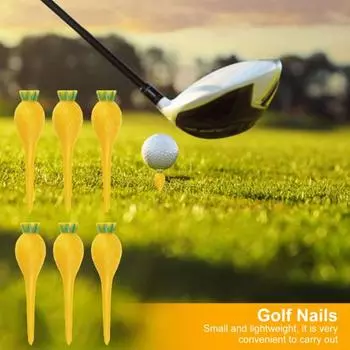 6 шт. пластиковых тренировочных мячей для гольфа, мультяшные ананасовые змеиные мячи для гольфа, тренировочные мячи для гольфа для занятий спортом на открытом воздухе жёлтый