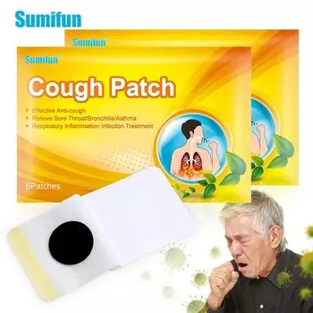6 шт. пластырь Sumifun для детей и взрослых, защищающий горло, травяной пластырь