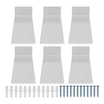 6 шт. плавающая стойка для обуви баскетбольная обувь футбольная обувь стойка для демонстрации настенная акриловая прозрачная