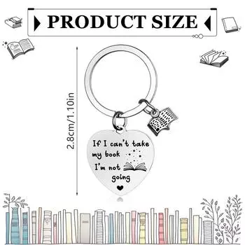 6 шт. Подарок любителю книг Брелок для книг для мальчиков и девочек Брелок книжный червь Брелок для книжного клуба Брелок-книга для писателей Весы синий