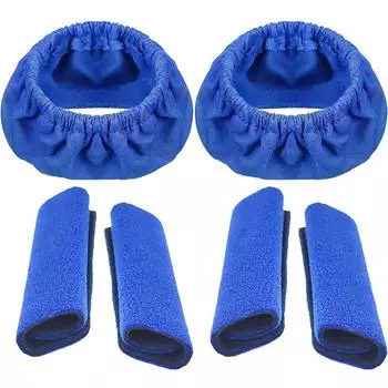 6 шт. подкладки для маски CPAP, удобная ткань, уменьшающая утечки воздуха, раздражающая кожу, многоразовая для уменьшения вмятин 6PCS