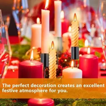 6 шт. подсвечник колышек тяжелый металлический подсвечник шип конус свеча столб чёрный