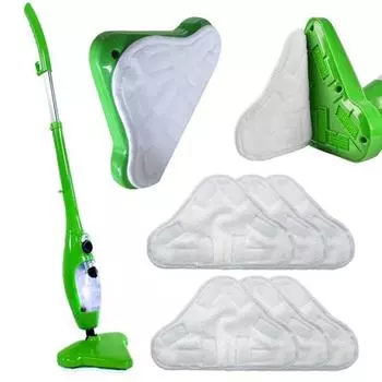 6 шт. подушечки для паровой швабры, быстросохнущие, простая установка, трудосберегающие волокнистые сменные подушечки для паровой швабры для паровой швабры H20 A