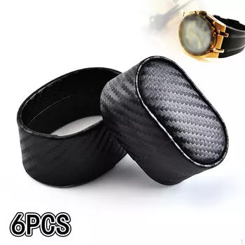 6 шт. Подушка для часов Браслет Стойка для презентаций Легкий браслет Подставка для дисплея Подушка Black carbon mat