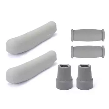 6 шт. подушки для костылей, чехлы для подмышечных кулаков, запасные части, товары для ухода за пожилыми людьми, аксессуары