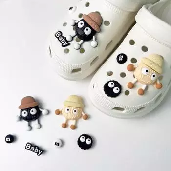6 шт. подвеска для обуви Crocs DIY 3D милый мультфильм ПВХ украшение для обуви пряжка для Croc подвески дырка обувь аксессуары
