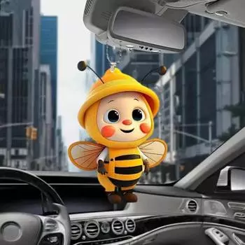 6 шт. подвесных украшений в виде маленьких пчелок, милых и симпатичных, с различными стилями на выбор. Если вы ищете уникальный подарок для человека, который любит тематику