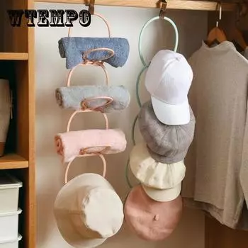 6 шт. подвесных вешалок для шляп, бытовые вешалки для шляп, полки для хранения шляп за дверью, организуйте хранение, креативные крючки, вешалки для полотенец в ванной 6pcs