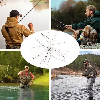 6 шт. полезные медленно тонущие долговечные приманки для плавания, приманки для ловли судака, форели, мягкие приманки, аксессуары для рыбалки S красный