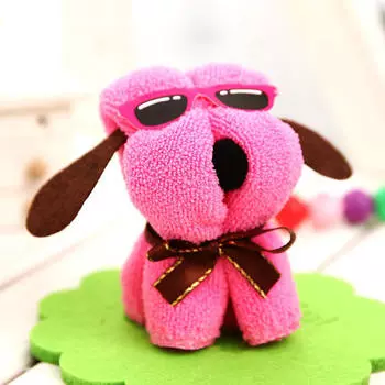 6 шт. Полотенце из микрофибры, простое, в форме торта для собак, полотенце для солнцезащитных очков, хлопковое, свадебное small