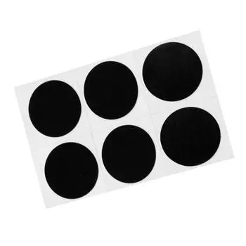 6 шт. Портативные резиновые заплатки для велосипедных шин, подушечки для ремонта проколов велосипедных шин 6pcs