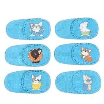 6 шт., повязка на глаз при амблиопии для очков, для детей, для взрослых, медицинская повязка для ленивого глаза, косоглазие Puppy Right Eye