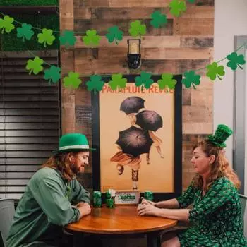 6 шт. Праздничные баннеры из фетра с сердечками ко Дню святого Валентина, баннеры с пасхальным кроликом. Патрика