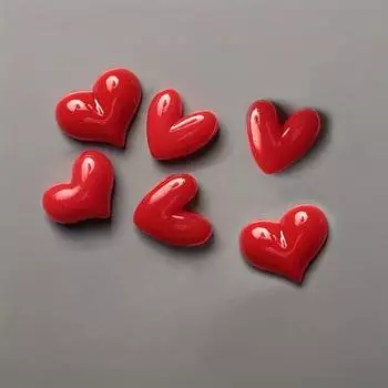 6 шт. прочных металлических магнитов на холодильник в форме сердца - декоративные магниты на холодильник для POS, памяток, досок