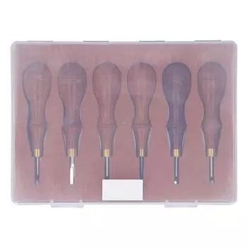 6 шт. Профессиональный инструмент для ремонта часов с деревянной ручкой и открывалкой для задней крышки корпуса часов