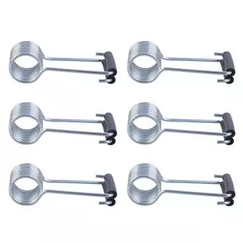 6 шт. Пружина-бабочка, пружина для закрывания двери, пружинная петля, штифты для врезной петли, самозакрывающаяся петля для двери, дверная фурнитура, долговечная