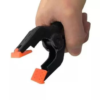 6 шт. пружинных зажимов Sinch из прочного пластика для фона, муслина, холста, бумаги, хромакея, экрана, зажима для фотостудии, плотницкого инструмента чёрный