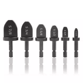 6 шт. расширители трубок кондиционера, медный расширитель трубок, инструмент для обжима, сверло, инструмент для развальцовки 6Pcs