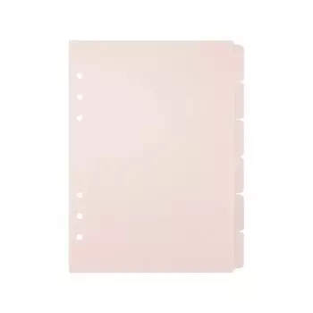 6 шт. Разделители с 6 кольцами 6 шт. Разделители для индексации Разделители для блокнота Домашний