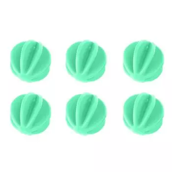 6 шт. Разноцветные шарики для протеинового шейкера для гладкого смешивания в бутылках для коктейлей Случайный цвет Пластиковые шарики для смешивания зелёный