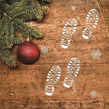6 шт. Рельефный фотоальбом Рождественские украшения Рождественский шаблон следа Шаблон снежинки