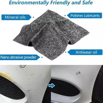 6 шт. Ремонт царапин на автомобиле для NANO для удаления царапин на автомобиле с 1 шт. Салфетка для чистки кузова автомобиля, шпатлевка для заполнения царапин, гладкий инструмент для ремонта CHINA