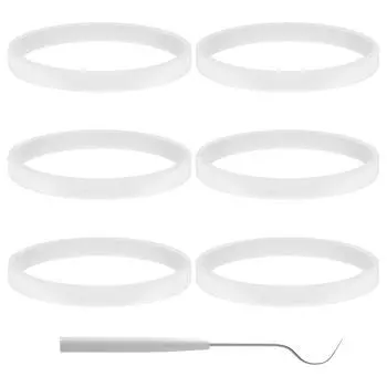 6 шт. резиновых блендеров защитное кольцо герметичная белая прокладка уплотнительное кольцо для блендеров серии Auto iQ легко заменить