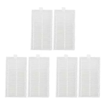 6 шт. Фильтры ABS для робота-пылесоса V10 V12 W11 Perfect Fit Robot Vacuum Cleaner Accesso