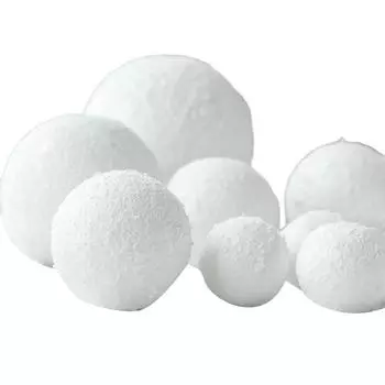 6 шт. рождественские снежки белые пенопластовые рождественские шары украшения для самостоятельной рождественской елки подвесной шар вечеринка украшение дома