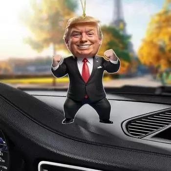 6 шт. Рождественские украшения мультяшный персонаж подвеска с шнурком легко повесить рождественскую елку