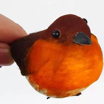 6 шт. Рождественские украшения в виде малиновок, милые праздничные рождественские украшения в виде птиц на елку 6Pcs