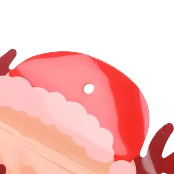 6 шт. Рождественский подарочный пакет для конфет, шоколада, печенья, нуги, бисквита, упаковка, подарочная елка, лось, пакеты на молнии