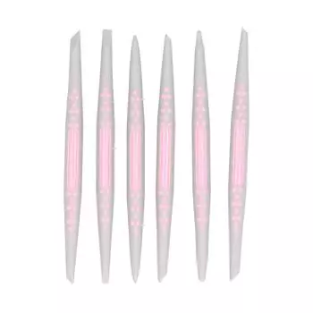 6 шт. ручка для резьбы по помадке пластиковая ручка для украшения торта DIY аксессуары для выпечки