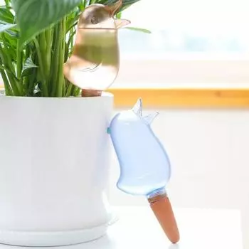 6 шт. самополивающихся шипов для растений в форме птицы, автоматический поливочный аппарат, простой в использовании, самополивающийся вставной элемент для горшечных растений, подвесных растений, балконного сада