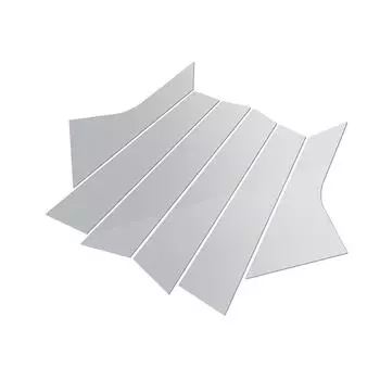 6 шт. серебристых наклеек на столбы автомобиля, накладки на окна для Hyundai Elantra I30 Sedan 2021 2022 2023