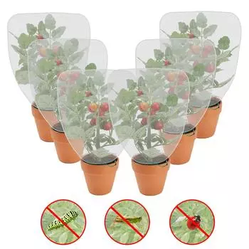 6 шт. сетка для защиты от насекомых, фрукты, цветы, уход за растениями, сетка для теплицы и сада, сетка против птиц