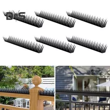 6 шт. шипов для ограждения, препятствующих перелезанию, прочные металлические шипы безопасности, отпугивающие животных шипы для заборов дома и сада, отпугивающие злоумышленников и воров 6pcs